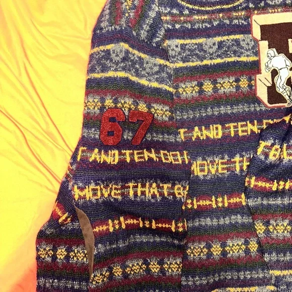 Polo Ralph Lauren Football alpaca sweater